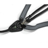 Collier de chasse elastique avec boucles chrome PS noir - noir