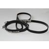 Dog collar and leash  Stones  - 30 cm