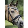 Bridle ARGENTO noseband with patent leather