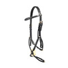 Bridle  New Pro  -  brass buckles - brass buckles PS black