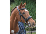SUPERIOR Weymouth double bridle - FS black