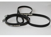 Dog collar and leash  Stones 