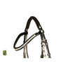 Bridle ROCKY dressage noseband with patent leather