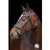 Bridon Limited browband Stellux flat leather - PS black