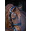 Double bridle Limited browband Stellux rolled leather - FS black