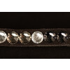 Browband Light Diamond with push-button closure - FS black